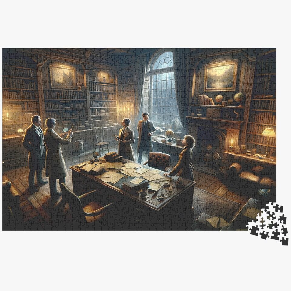 Detectives Solving The Mystery - Jigsaw Puzzle 1000 Pieces - Image 2