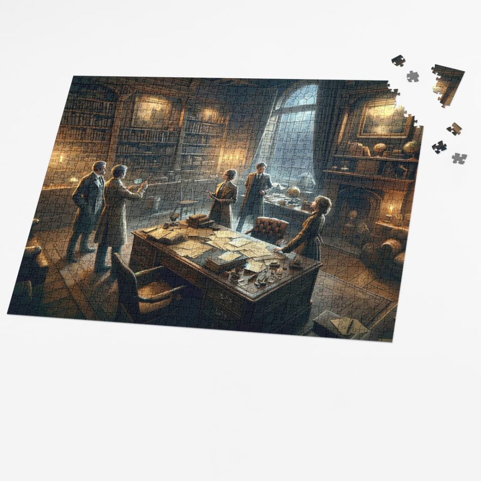 Detectives Solving The Mystery - Jigsaw Puzzle 1000 Pieces - Image 3