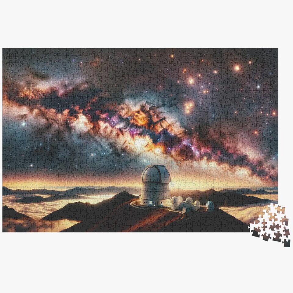 Panoramic View Of Galaxies - Jigsaw Puzzle 1000 Pieces - Image 2