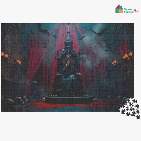 Vampires Haunted Lair Puzzle – 1000 Piece Jigsaw Puzzle For Adults