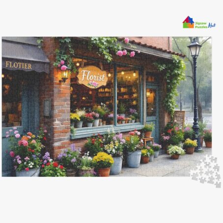 Flower Shop Jigsaw Puzzle - 1000 Piece Jigsaw Puzzle For Adults
