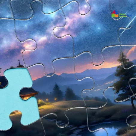 The Starry Hillside Retreat Jigsaw Puzzle - 1000 Piece Jigsaw Puzzle For Adults